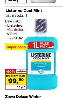 Listerine Cool Mint ústní voda