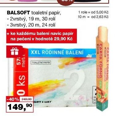 BALSOFT toaletní papír