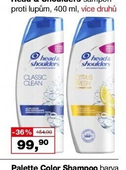 Head & Shoulders šampon proti lupům, 400 ml