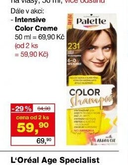 Palette Color Shampoo barva na vlasy