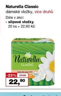 Naturella Classic dámské vložky