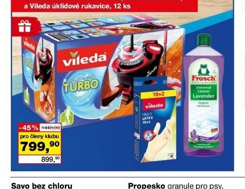 Vileda Easy Wring & Clean mop set Turbo