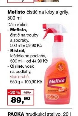 Mefisto čistič na krby a grily