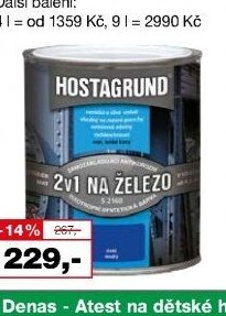 HOSTAGRUND 2v1 na železo S2160
