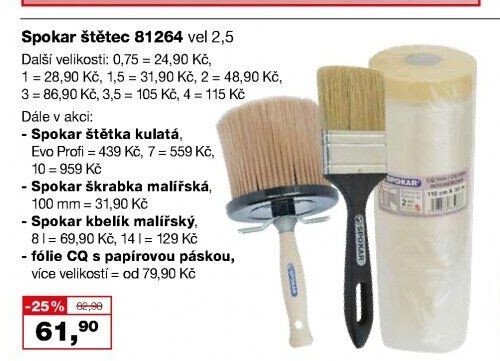 Spokar štětec 81264 vel 2,5