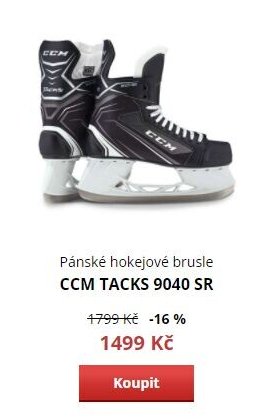 Pánské hokejové brusle CCM TACKS 9040 SR