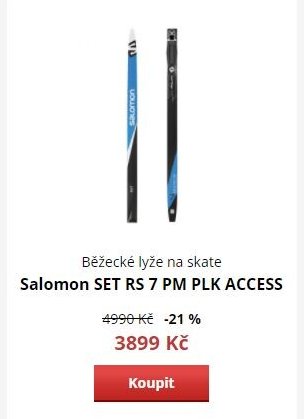 Běžecké lyže na skate Salomon SET RS 7 PM PLK ACCESS