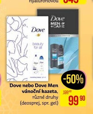 Dove nebo Dove Men vánoční kazeta, různé druhy (deosprej, spr. gel) - Teta drogerie aktualniletaky.eu