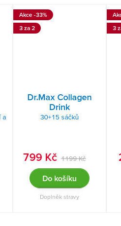 Dr.Max Collagen Drink 30+15 sáčků
