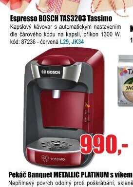Espresso BOSCH TAS3203 Tassimo - EVA.cz aktualniletaky.eu
