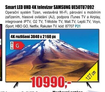 Smart LED UHD 4K televizor SAMSUNG UE50TU7092 - EVA.cz aktualniletaky.eu
