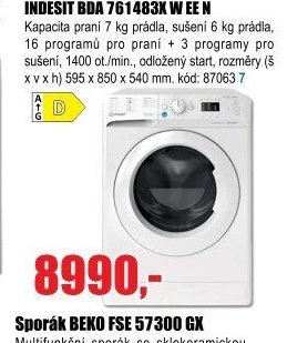 Pračka se sušičkou 2v1 INDESIT BDA 761483X W EE N - EVA.cz aktualniletaky.eu