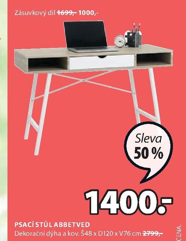 Psací stůl ABBETVED