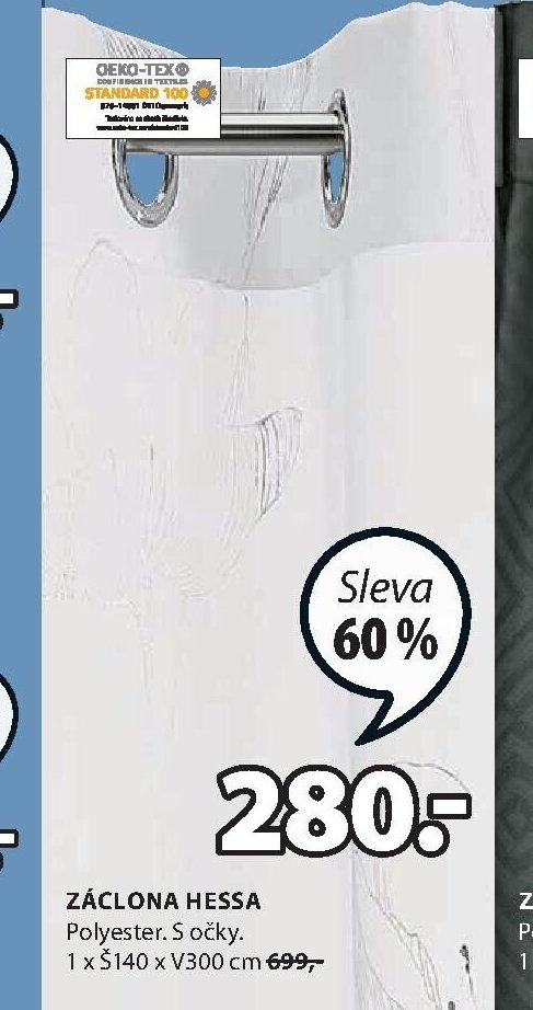 Záclona HESSA