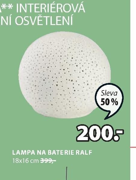 LAMPA NA BATERIE RALF