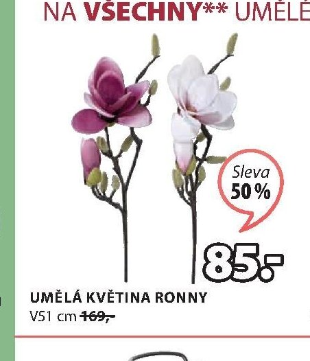 UMĚLÁ KVĚTINA RONNY