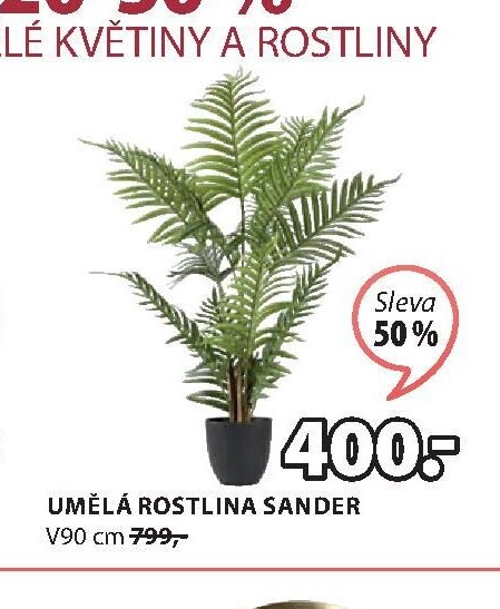 UMĚLÁ ROSTLINA SANDER