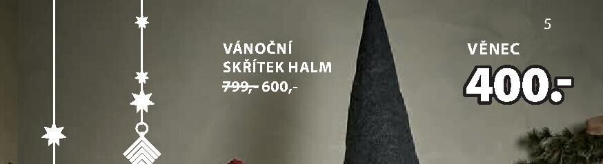 Vánoční skřítek halm