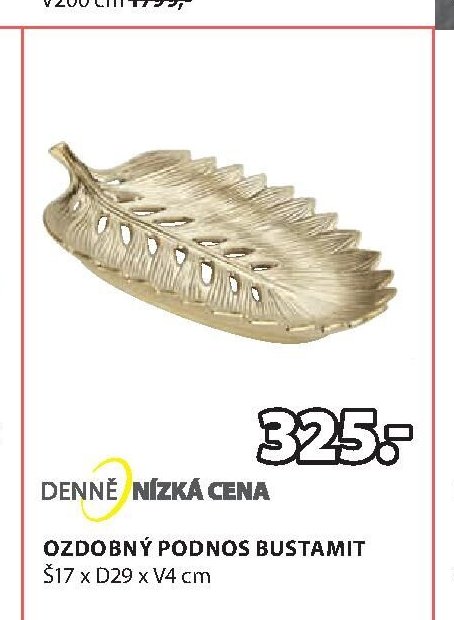 Ozdobný podnos Bustamit