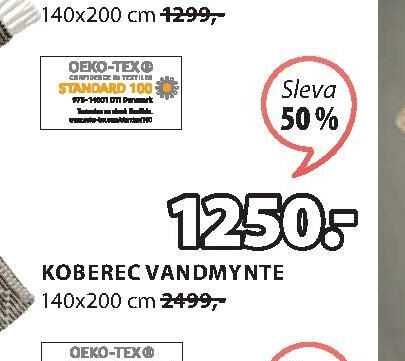 KOBEREC VANDMYNTE 140x200 cm