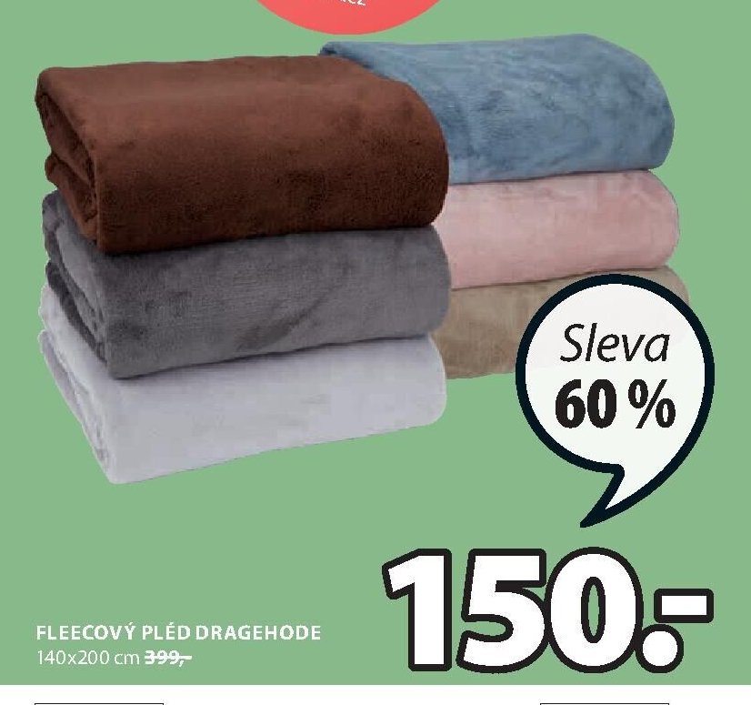 FLEECOVÝ PLÉD DRAGEHODE 140x200 cm