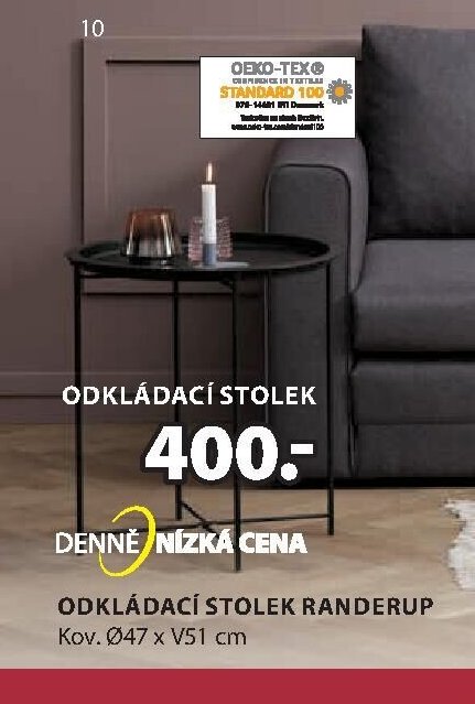 ODKLÁDACÍ STOLEK RANDERUP