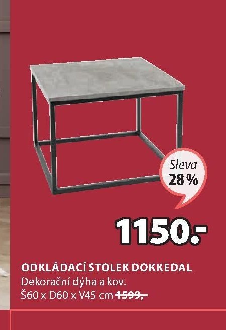 ODKLÁDACÍ STOLEK DOKKEDAL