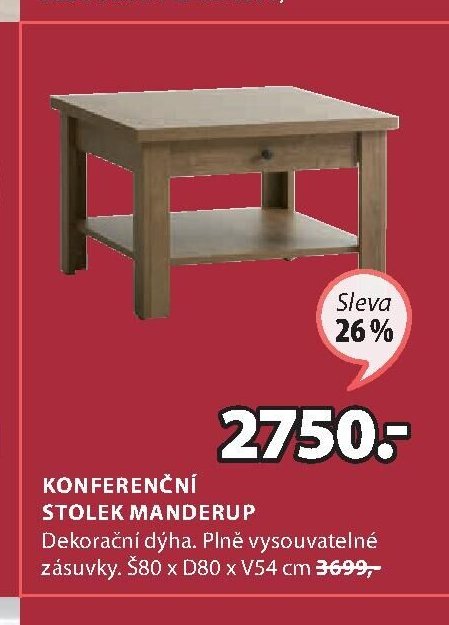 KONFERENČNÍ STOLEK MANDERUP