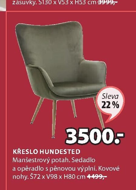 KŘESLO HUNDESTED