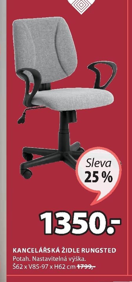 KANCELÁŘSKÁ ŽIDLE RUNGSTED