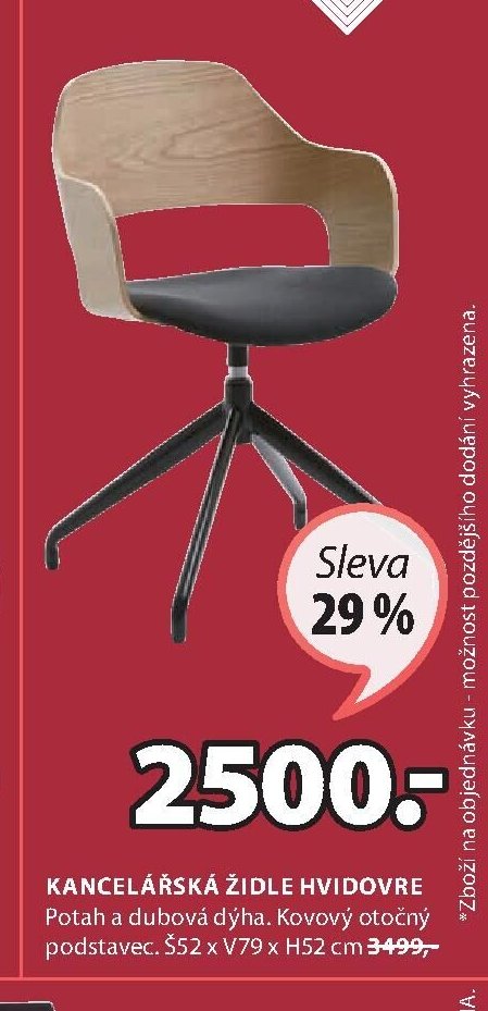 KANCELÁŘSKÁ ŽIDLE HVIDOVRE