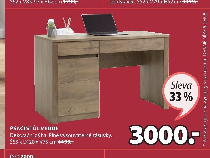 PSACÍ STŮL VEDDE