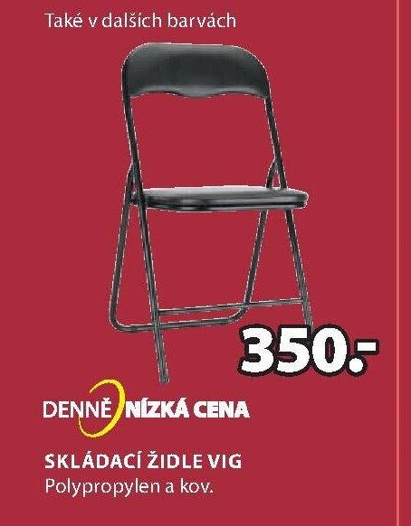 SKLÁDACÍ ŽIDLE VIG