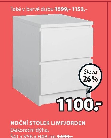 Noční stolek LIMFJORDEN