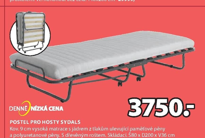 Postel pro hosty SYDALS