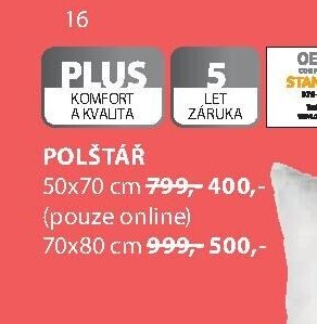 PLUS POLŠTÁŘ