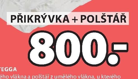 BASIC PŘIKRÝVKA + POLŠTÁŘ KVITEGGA
