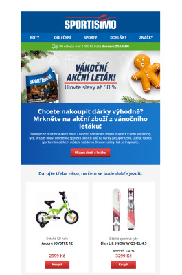 aktuální leták Sportisimo 9.12.2021-14.12.2021
