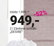 Závěsné svítidlo DESIRE