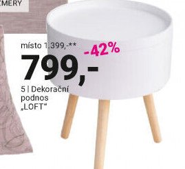 Dekorační podnos LOFT