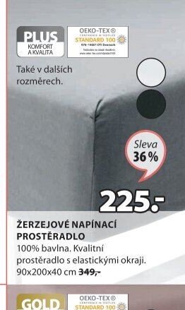 ŽERZEJOVÉ NAPÍNACÍ PROSTĚRADLO