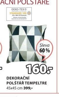 DEKORAČNÍ POLŠTÁŘ TEMPELTRE