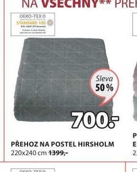 PŘEHOZ NA POSTEL HIRSHOLM