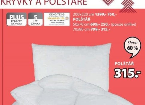 PLUS polštář