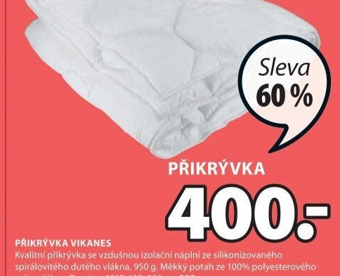 PLUS přikrývka VIKANES