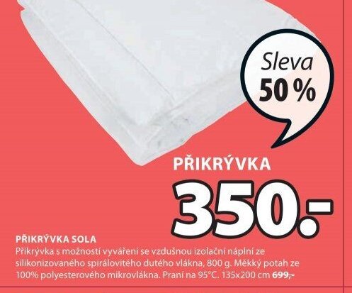 PŘIKRÝVKA SOLA