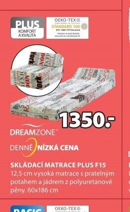 Skládací matrace PLUS F15