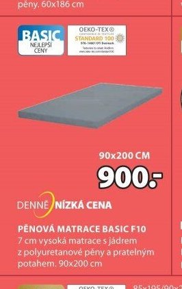 Pěnová matrace BASIC F10