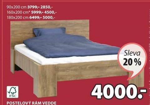POSTELOVÝ RÁM VEDDE