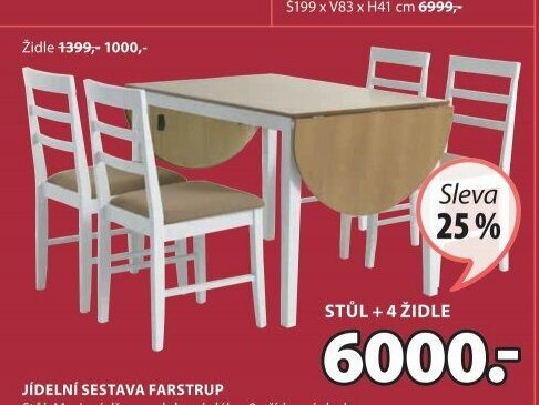 Jídelní sestava FARSTRUP